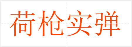 荷枪实弹