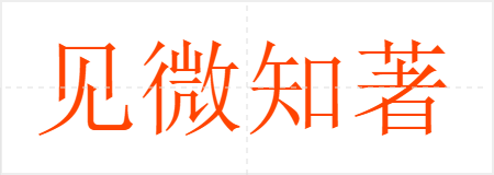 见微知著