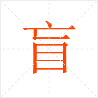 盲字
