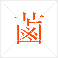 蓾字