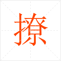 撩字