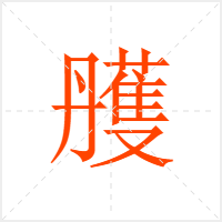 雘字